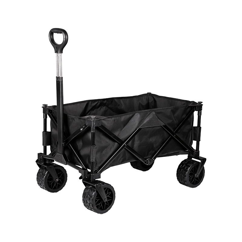 Tank Wheel Collapsible Wagon With Aluminum Handle