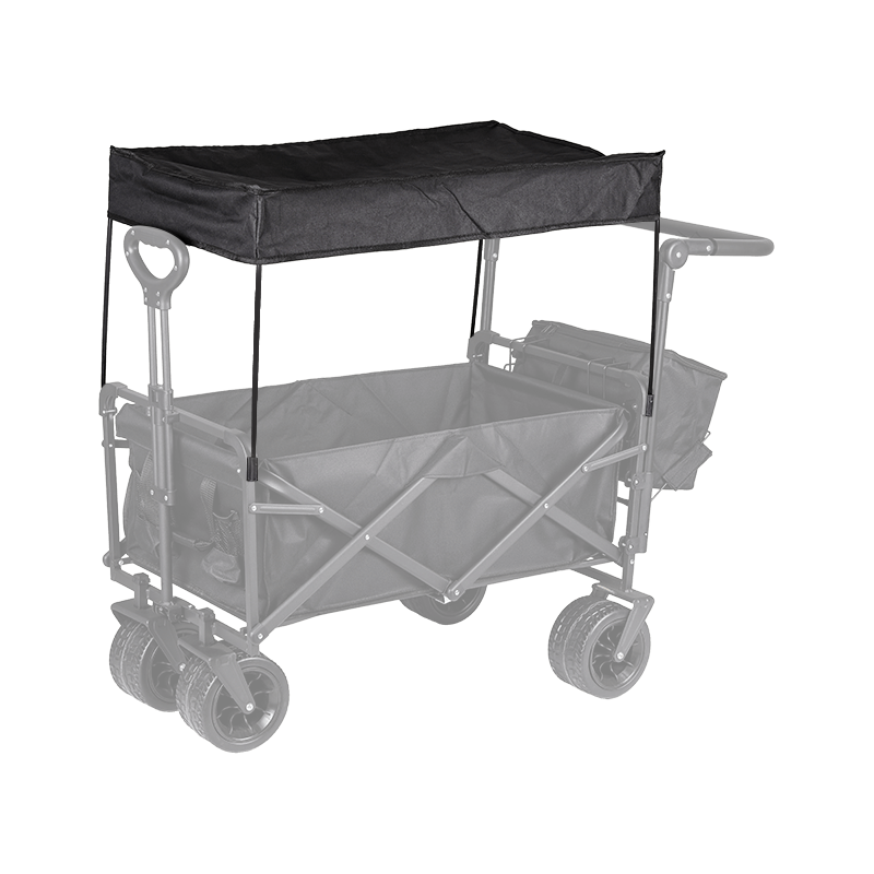 Innovative Portable Canopy Enhances Folding Camping Wagon Cart Experience